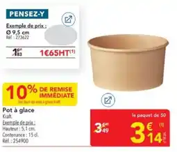METRO Pot à glace offre