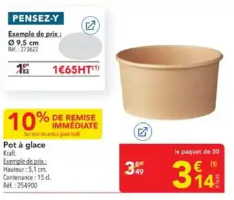 Pot à glace
