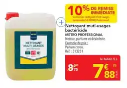 METRO METRO Nettoyant multi-usages bactéricide offre