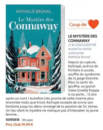 NATHALIE BRUNAL Le Mystère des Connaway