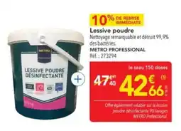 METRO METRO Lessive poudre désinfectante offre