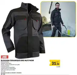 DomPro LMA Blouson Ceramique Gris Nuit/Noir offre