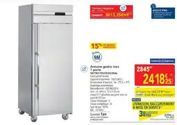 METRO METRO PROFESSIONAL Armoire gastro inox 1 porte offre