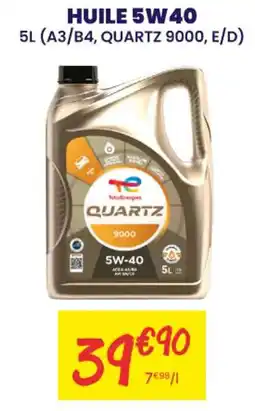 Carter-Cash TotalEnergies Quartz 9000 offre