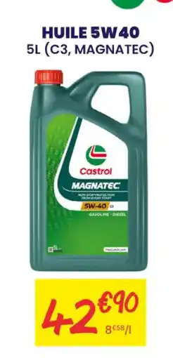Carter-Cash Castrol Huile 5W40 offre