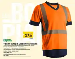 DomPro cover guard T-SHIRT KYRIO HI-VIZ ORANGE/MARINE offre