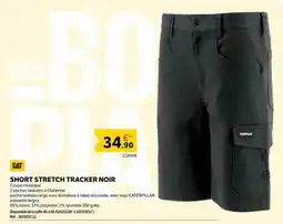 DomPro CATERPILLAR SHORT STRETCH TRACKER NOIR offre