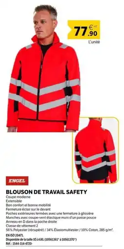 DomPro ENGEL BLOUSON DE TRAVAIL SAFETY offre