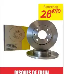 Carter-Cash DISQUES DE FREIN offre