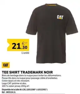 DomPro Cat Tee shirt trademark noir offre