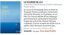 France Loisirs Le sourire de lily offre