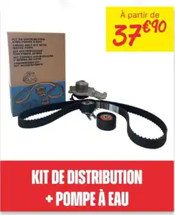 Carter-Cash KIT DE DISTRIBUTION + POMPE À EAU offre