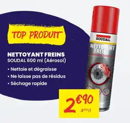 Carter-Cash Soudal Nettoyant freins offre