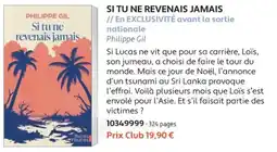 France Loisirs Philippe Gil Si tu ne revenais jamais offre