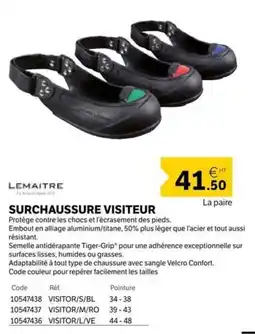 DomPro LEMAITRE SURCHAUSSEUR VISITEUR offre
