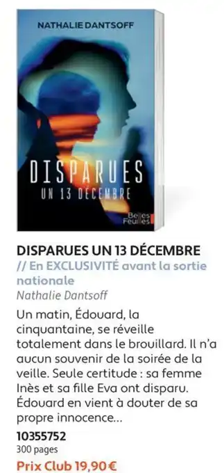 Belles Feuilles Disparues Un 13 Décembre