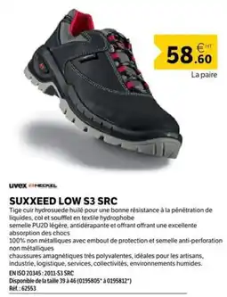 DomPro Uvex suxxeed low s3 src offre