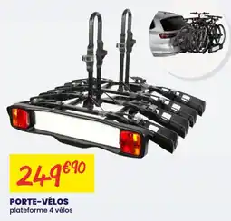 Carter-Cash PORTE-VÉLOS plateforme 4 vélos offre