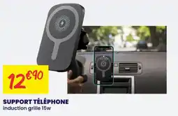 Carter-Cash SUPPORT TÉLÉPHONE induction grille 15w offre