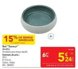 METRO Bol Saveur offre