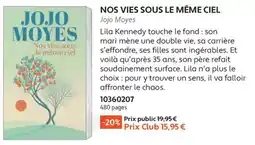 France Loisirs Jojo Moyes Nos vies sous le même ciel offre