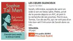 France Loisirs Sophie Tal Men Les cœurs silencieux offre
