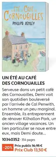 France Loisirs Un Été au Café des Cornouailles offre