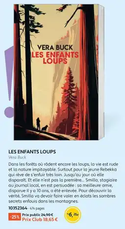 France Loisirs Vera Buck Les enfants loups offre