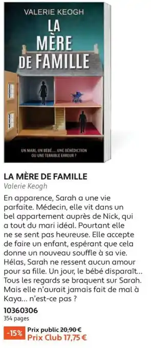 Valerie Keogh LA MÈRE DE FAMILLE