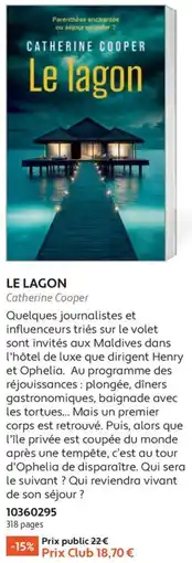 France Loisirs Catherine Cooper Le lagon offre