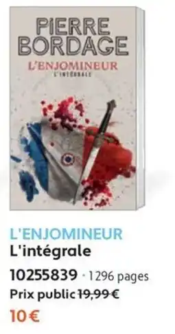 France Loisirs Pierre Bordage L'Enjomineur offre