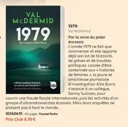 France Loisirs Val McDermid 1979 offre
