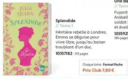 France Loisirs Tome 1 Splendide offre