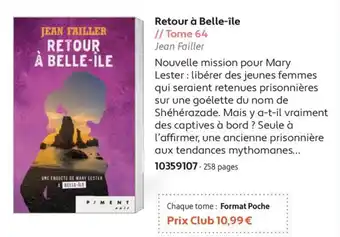Jean Failler Retour à Belle-île