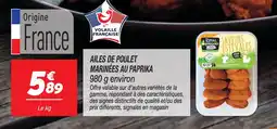 Netto Royal bernard ailes de poulet marinées au paprika offre