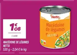 Netto Netto macédoine de légumes offre
