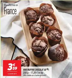Netto Mini muffins chocolat x8 offre