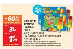 Netto Pirulo glace à l'eau aromatisée fun box x6 offre