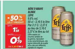 Netto Leffe bière d'abbaye blonde offre