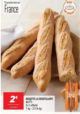 Netto Baguette la croustillante x4 offre