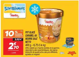 Netto Netto pot glacé caramel au beurre salé offre