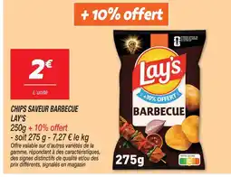 Netto Lay's chips saveur barbecue offre