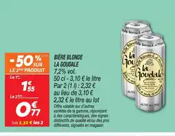 Netto La goudale bière blonde offre