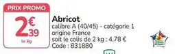 Promocash Promo - abricot offre