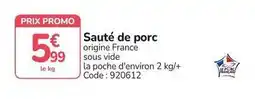 Promocash Promo - sauté de porc offre