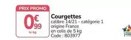 Promocash Promo - courgettes offre