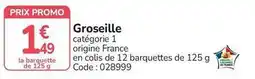 Promocash Promo - groseille offre
