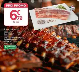 Promocash Promo - travers de porc offre