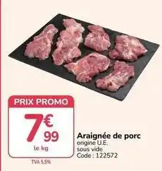 Promocash Promo - araignée de porc offre