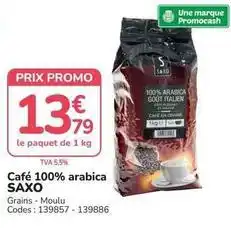 Promocash Promo - café 100% arabica offre